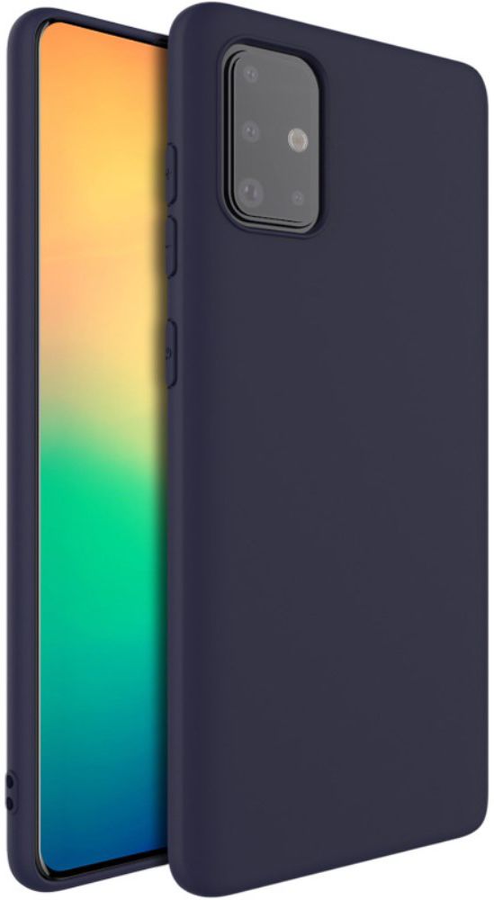 IMAK UC-1 Series Samsung Galaxy A51 Hoesje Matte TPU Blauw afbeelding 1