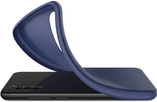 IMAK UC-1 Series Samsung Galaxy A51 Hoesje Matte TPU Blauw afbeelding 4
