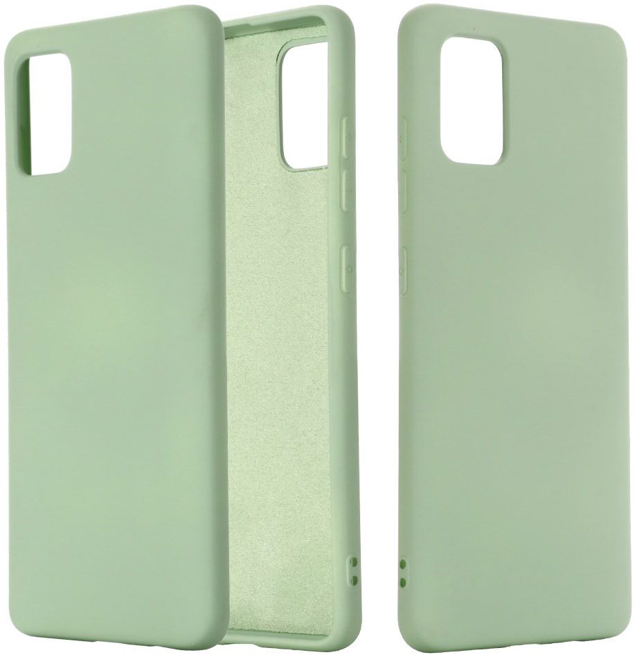 Samsung Galaxy A51 Hoesje Flexibel Siliconen Groen afbeelding 4