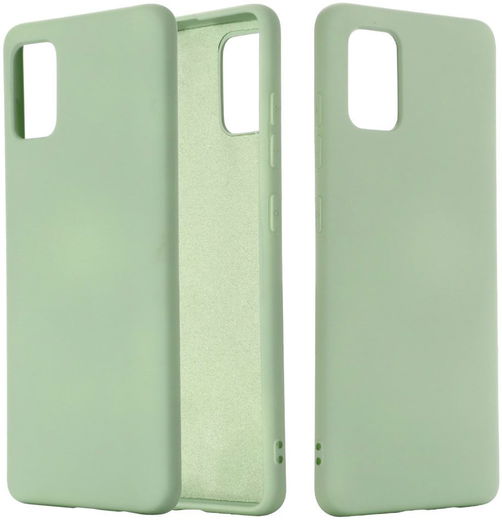 Samsung Galaxy A51 Hoesje Flexibel Siliconen Groen afbeelding 4