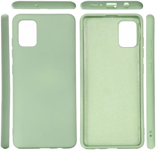 Samsung Galaxy A51 Hoesje Flexibel Siliconen Groen afbeelding 7
