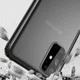 Samsung Galaxy S20 Plus Hoesje Slim Fit Hybride Transparant/Zwart afbeelding 3