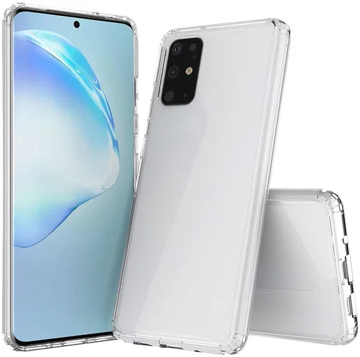 Samsung Galaxy S20 Plus Hoesje Antikras Hybride Transparant afbeelding 1