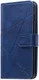 Samsung Galaxy S20 Hoesje Wallet Book Case Voor Pasjes Lines Blauw afbeelding 2