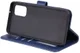 Samsung Galaxy S20 Hoesje Wallet Book Case Voor Pasjes Lines Blauw afbeelding 5