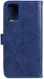 Samsung Galaxy S20 Hoesje Wallet Book Case Voor Pasjes Lines Blauw afbeelding 7