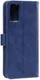 Samsung Galaxy S20 Hoesje Wallet Book Case Voor Pasjes Lines Blauw afbeelding 8