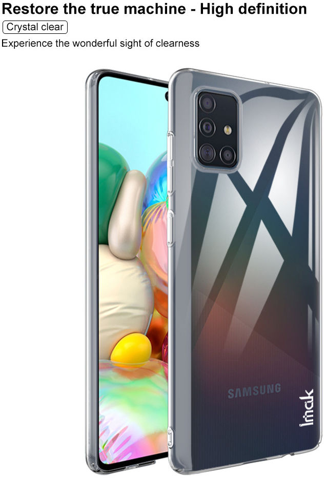 IMAK Crystal II Pro Samsung Galaxy A51 Hoesje met Screenprotector afbeelding 11