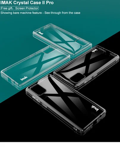 IMAK Crystal II Pro Samsung Galaxy A51 Hoesje met Screenprotector afbeelding 14