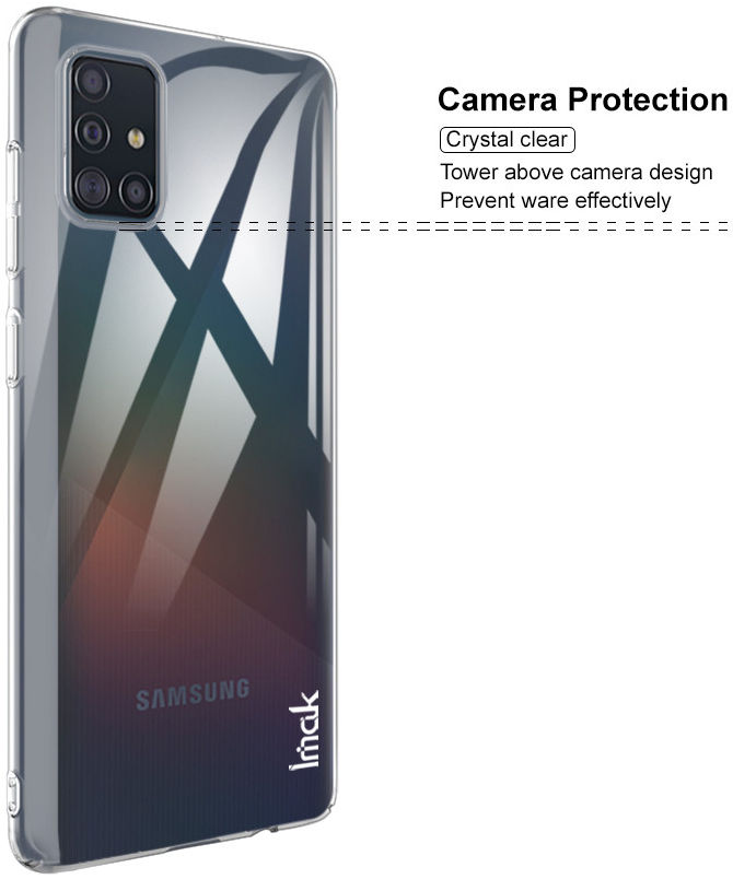 IMAK Crystal II Pro Samsung Galaxy A51 Hoesje met Screenprotector afbeelding 9