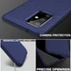 Samsung Galaxy S20 Plus Hoesje Twill Slim Textuur Blauw afbeelding 6