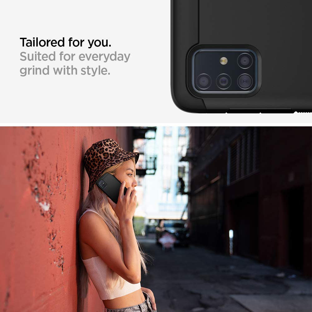 Spigen Tough Armor Samsung Galaxy A51 Hoesje Zwart afbeelding 6