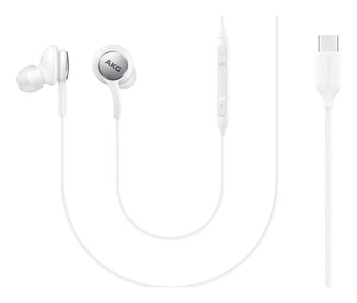Originele Samsung AKG Headset Oordopjes met USB-C Aansluiting Wit afbeelding 2