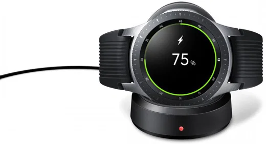 Originele Samsung Galaxy Watch Dock Draadloze Oplader Zwart afbeelding 2