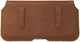 Rosso Deluxe Hoesje Belt Case Met Riemlus Echt Leer Medium Bruin afbeelding 5