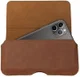 Rosso Deluxe Hoesje Belt Case Met Riemlus Echt Leer Medium Bruin afbeelding 3