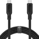 Spigen DuraSync Fast Charge USB-C naar USB-C 2.0 Kabel 1.5m Zwart afbeelding 1