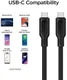 Spigen DuraSync Fast Charge USB-C naar USB-C 2.0 Kabel 1.5m Zwart afbeelding 10