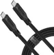 Spigen DuraSync Fast Charge USB-C naar USB-C 2.0 Kabel 1.5m Zwart afbeelding 2