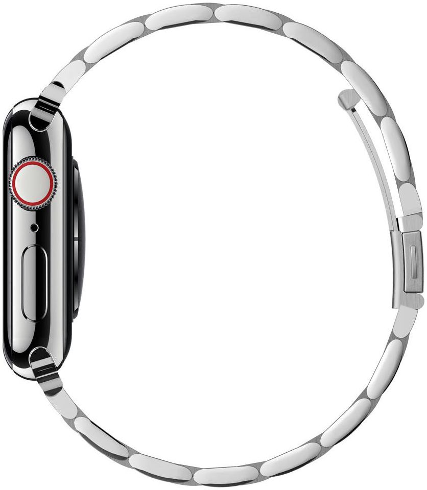 Spigen - Modern Fit Apple Watch Bandje - 1-9/SE 41MM/40MM/38MM - RVS - Zilver afbeelding 5