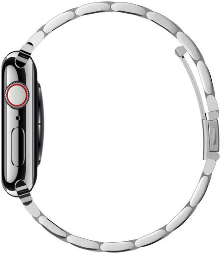 Spigen - Modern Fit Apple Watch Bandje - 1-9/SE 41MM/40MM/38MM - RVS - Zilver afbeelding 5