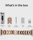 Spigen - Modern Fit Apple Watch Bandje - 1-9/SE 41MM/40MM/38MM - RVS - Roze Goud afbeelding 7