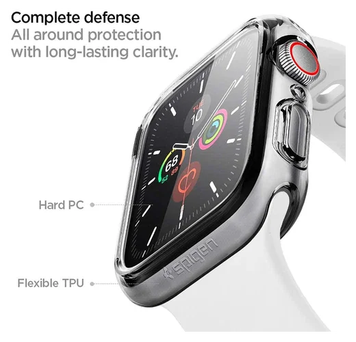 Spigen Ultra Hybrid - Apple Watch 40MM Case Full Screen Protection - Transparant afbeelding 2