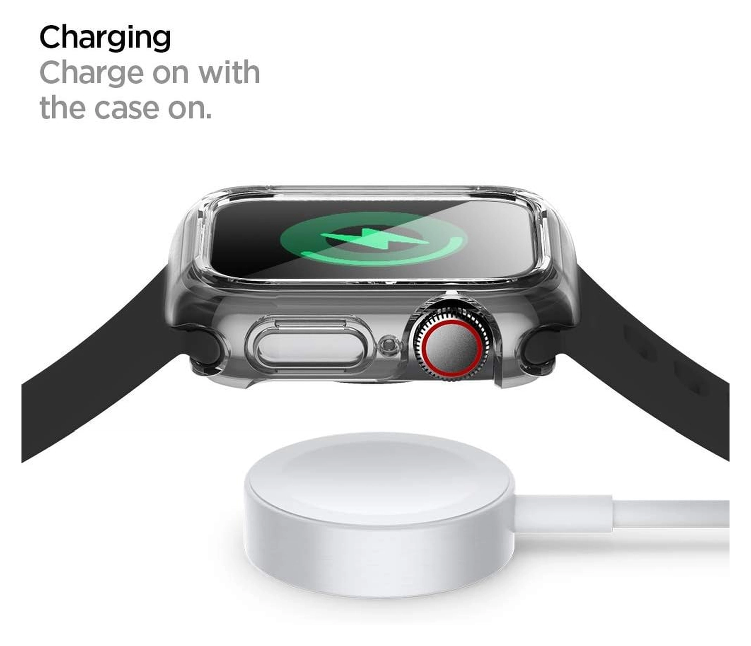 Spigen Ultra Hybrid - Apple Watch 40MM Case Full Screen Protection - Transparant afbeelding 5