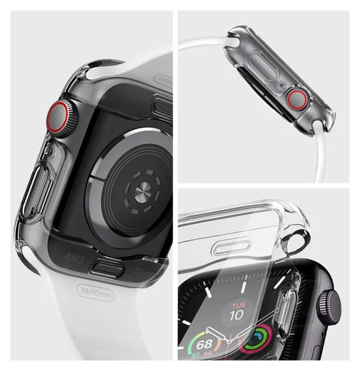 Spigen Ultra Hybrid - Apple Watch 40MM Case Full Screen Protection - Transparant afbeelding 7