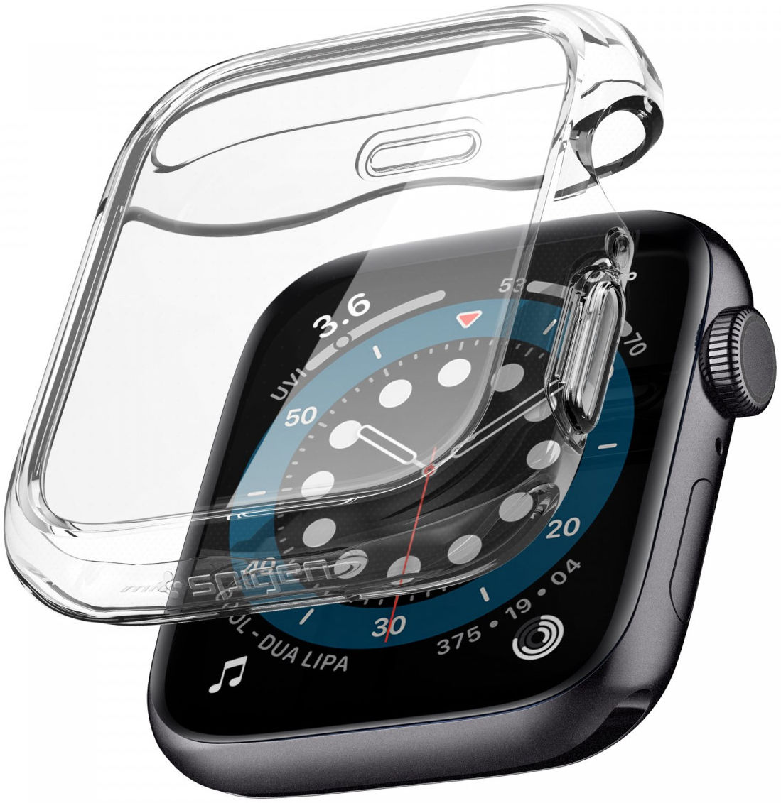 Spigen Ultra Hybrid - Apple Watch 44MM Case - Full Screen Protect - Transparant afbeelding 2