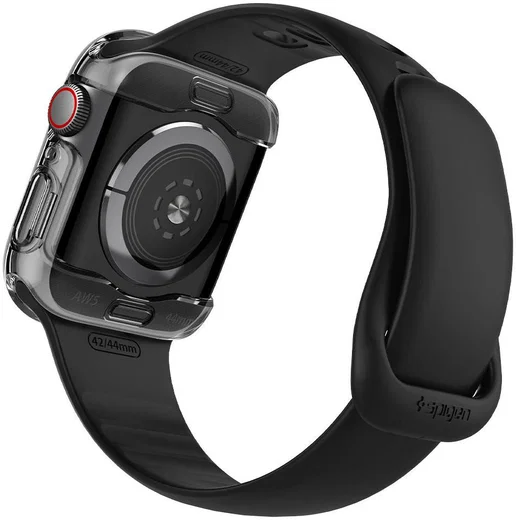 Spigen Ultra Hybrid - Apple Watch 44MM Case - Full Screen Protect - Transparant afbeelding 5