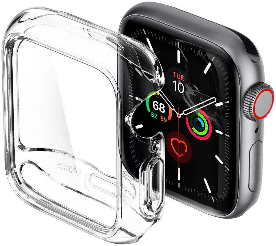 Spigen Ultra Hybrid - Apple Watch 44MM Case - Full Screen Protect - Transparant afbeelding 7