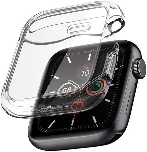 Spigen Ultra Hybrid - Apple Watch 44MM Case - Full Screen Protect - Transparant afbeelding 6