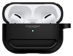 Spigen Rugged Armor Apple AirPods Pro Hoesje Zwart afbeelding