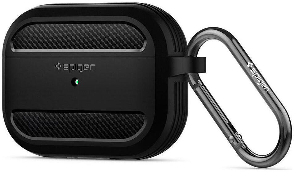 Spigen Rugged Armor Apple AirPods Pro Hoesje Zwart afbeelding 3