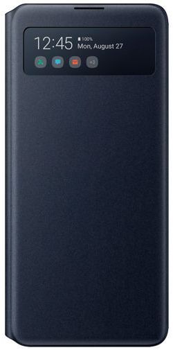 Origineel Samsung Galaxy Note 10 Lite Hoesje S-View Wallet Cover Zwart afbeelding 3