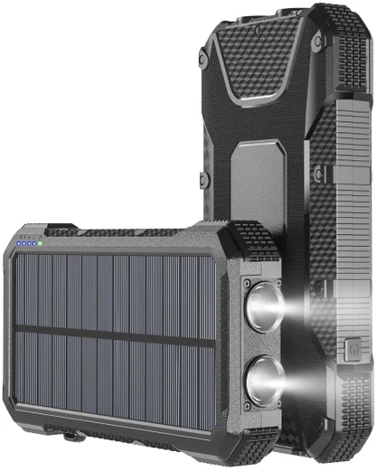 4smarts TitanPack Solar Powerbank 20.000 mAh met Stofdichte Poorten afbeelding 1