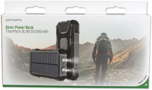 4smarts TitanPack Solar Powerbank 20.000 mAh met Stofdichte Poorten afbeelding 11