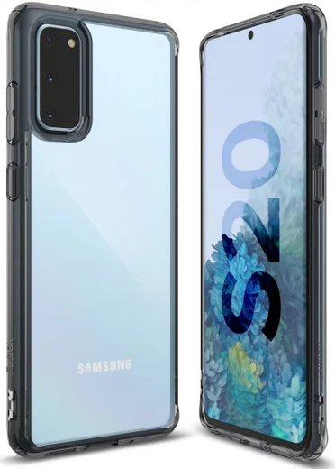 Ringke Fusion Samsung Galaxy S20 Hoesje Transparant/Zwart afbeelding 2