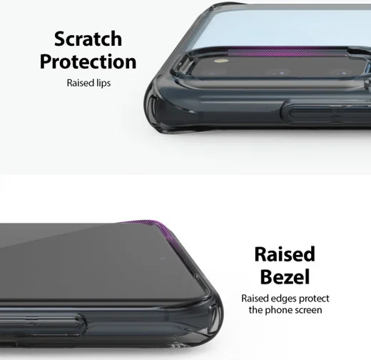 Ringke Fusion Samsung Galaxy S20 Hoesje Transparant/Zwart afbeelding 7