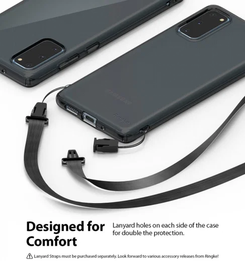 Samsung Galaxy S20 Hoesje Ringke Air Flexibele Back Cover Zwart afbeelding 7