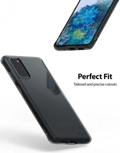 Samsung Galaxy S20 Hoesje Ringke Air Flexibele Back Cover Zwart afbeelding 9