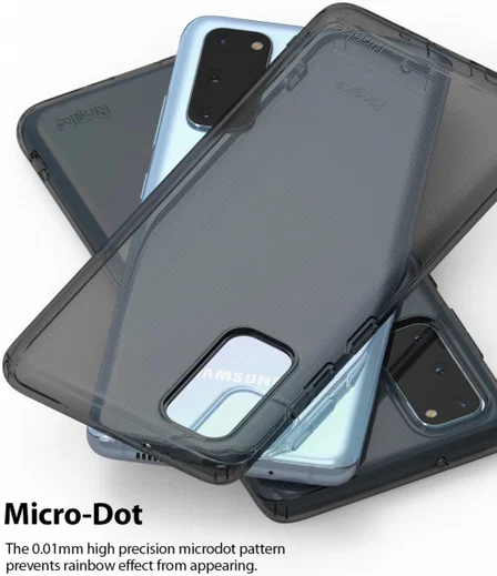 Samsung Galaxy S20 Hoesje Ringke Air Flexibele Back Cover Zwart afbeelding 10