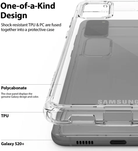 Ringke Fusion Samsung Galaxy S20 Plus Hoesje Transparant afbeelding 7