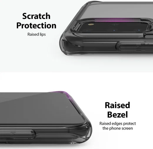 Ringke Fusion Samsung Galaxy S20 Plus Hoesje Transparant/Zwart afbeelding 8