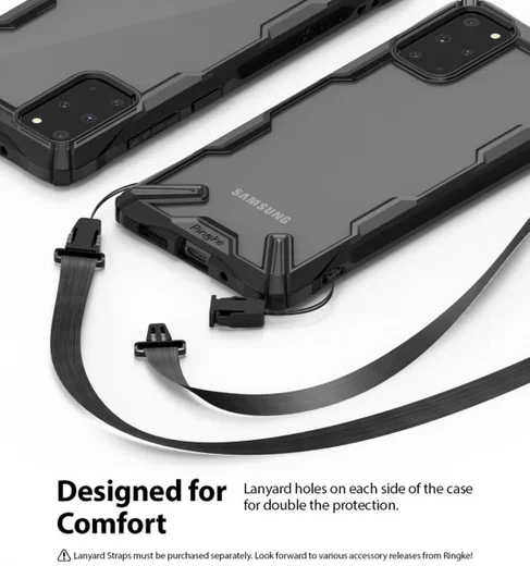 Ringke Fusion X Samsung Galaxy S20 Plus Hoesje Transparant/Zwart afbeelding 10