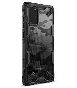 Ringke Fusion X Samsung Galaxy S20 Plus Hoesje Camo Design Zwart afbeelding 4