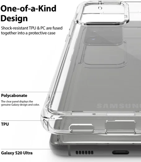 Ringke Fusion Samsung Galaxy S20 Ultra Hoesje Transparant afbeelding 7