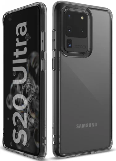 Ringke Fusion Samsung Galaxy S20 Ultra Hoesje Transparant/Zwart afbeelding 6