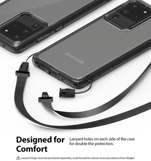 Ringke Fusion Samsung Galaxy S20 Ultra Hoesje Transparant/Zwart afbeelding 10